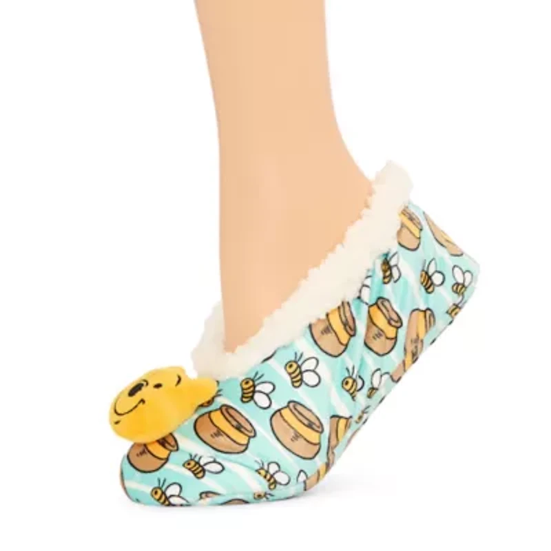 Pom Head Womens Multi-Pack 1 Pair Winnie The Pooh Slipper Socks