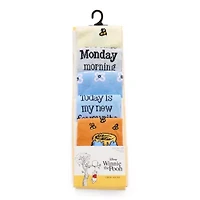 Womens 5 Pair Winnie The Pooh Crew Socks