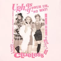 Clueless Boyfriend Tee Womens Crew Neck Short Sleeve Oversized Juniors Graphic T-Shirt