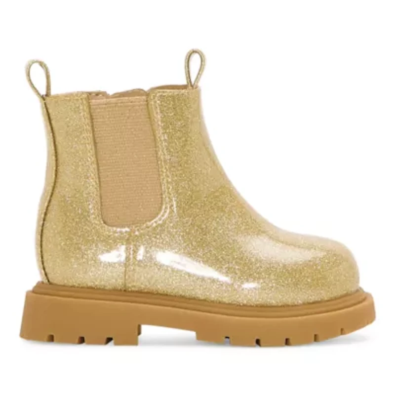 Thereabouts Toddler Girls Lil Elisa Flat Heel Chelsea Boots