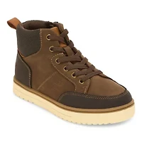 Thereabouts Little & Big Kid Boys Asher Flat Heel Lace Up Boots