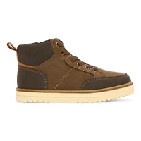 Thereabouts Little & Big Kid Boys Asher Flat Heel Lace Up Boots