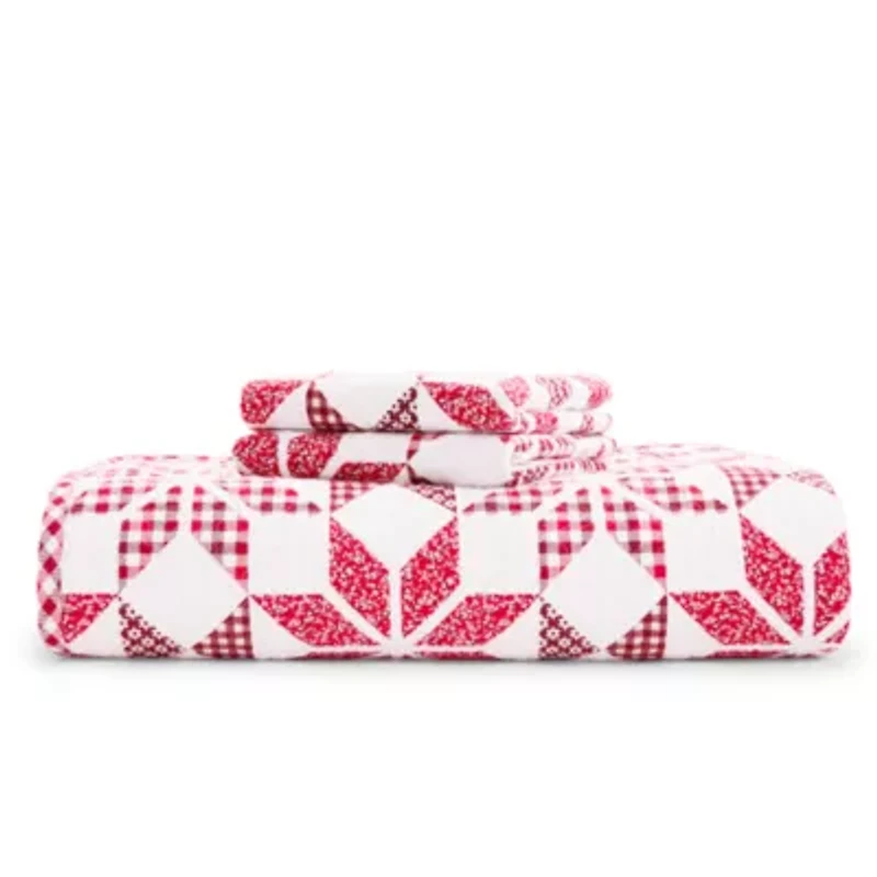 Martha Stewart Holiday Star 3-pc. Quilt Set