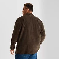 Arizona Mens Big and Tall Corduroy Shirt Jacket