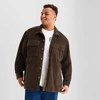 Arizona Mens Big and Tall Corduroy Shirt Jacket