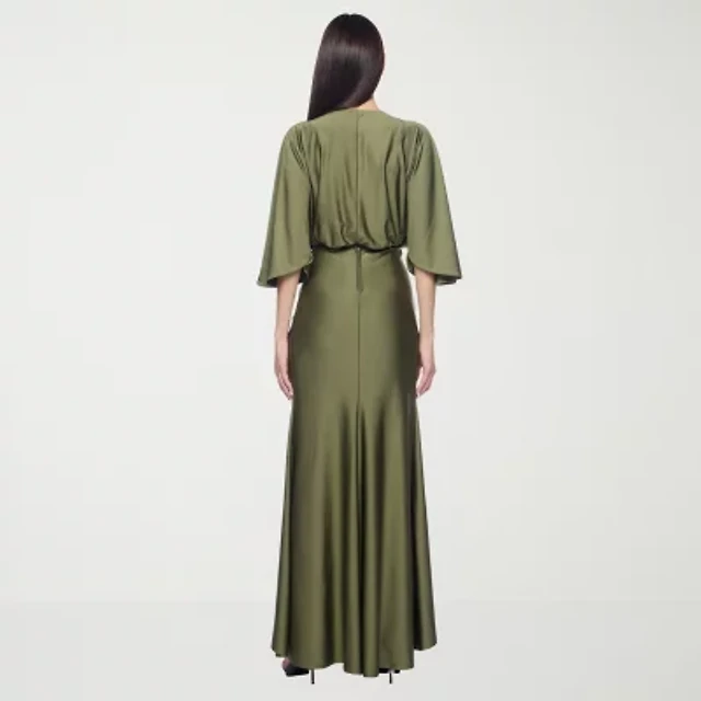 Premier Amour Womens 3/4 Sleeve Evening Gown | MainPlace Mall