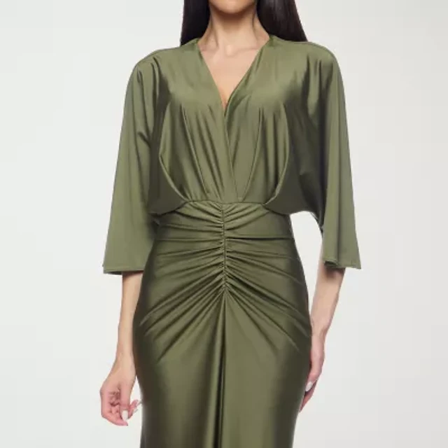Premier Amour Womens 3/4 Sleeve Evening Gown | MainPlace Mall