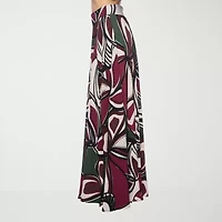 Premier Amour Floral Womens High Rise Maxi Skirt