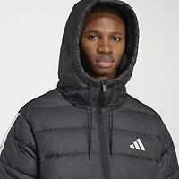 adidas 3 Stripe Mens Midweight Puffer Jacket