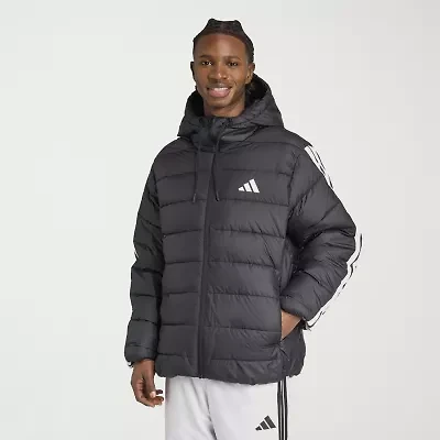 adidas 3 Stripe Mens Midweight Puffer Jacket