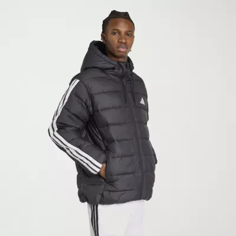 adidas 3 Stripe Mens Midweight Puffer Jacket