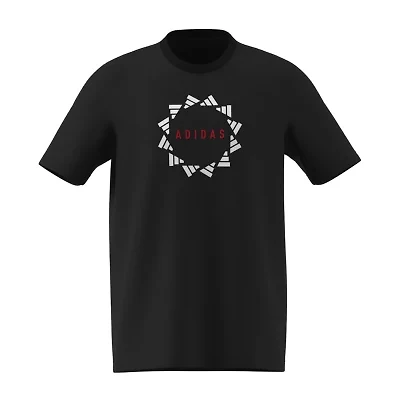adidas Mens Crew Neck Short Sleeve Regular Fit Big and Tall Graphic T-Shirt