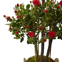 Nearly Natural 5.5ft. Green Rose Indoor Artificial Tree