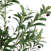 Nearly Natural 6ft. Green Minimalist Olive Artificial Tree