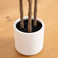 Nearly Natural 6ft. Green Minimalist Olive Artificial Tree