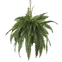 Nearly Natural 22in Green Fern Artificial Plant