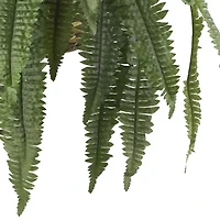 Nearly Natural 22in Green Fern Artificial Plant