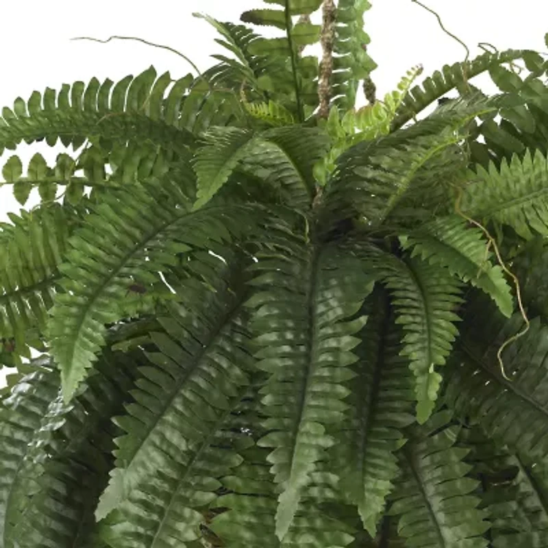 Nearly Natural 22in Green Fern Artificial Plant