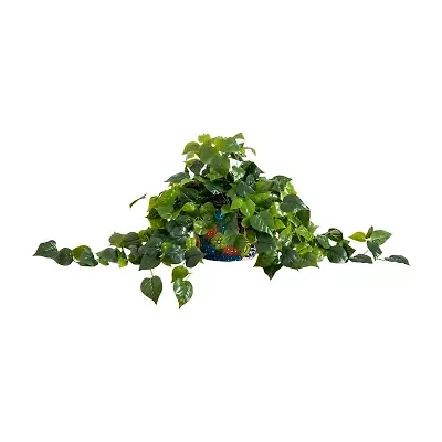 Nearly Natural 18in. Green Philodendron Fern Artificial Plant