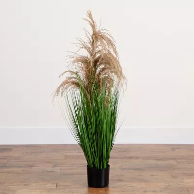 Nearly Natural 4ft. Green Pampas Grass Artificial Plant