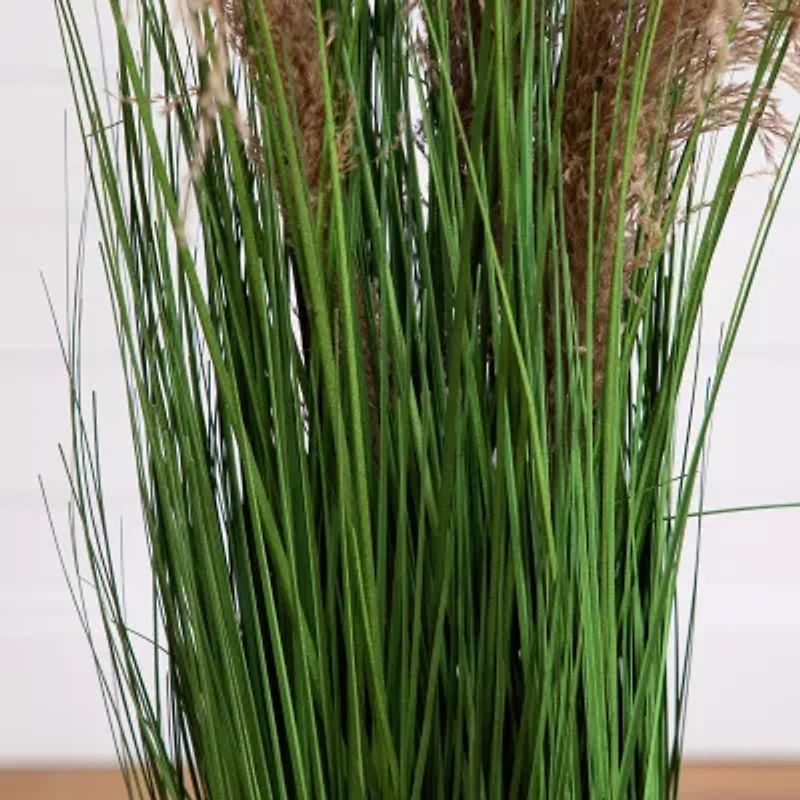 Nearly Natural 4ft. Green Pampas Grass Artificial Plant