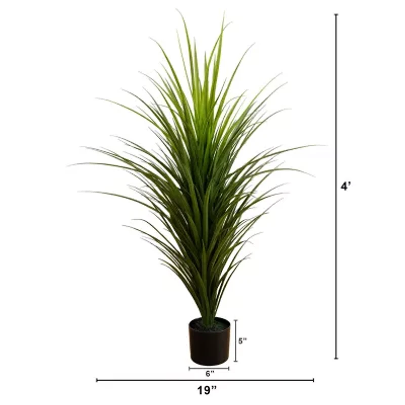 Nearly Natural 4ft. Green Grass Artificial Plant