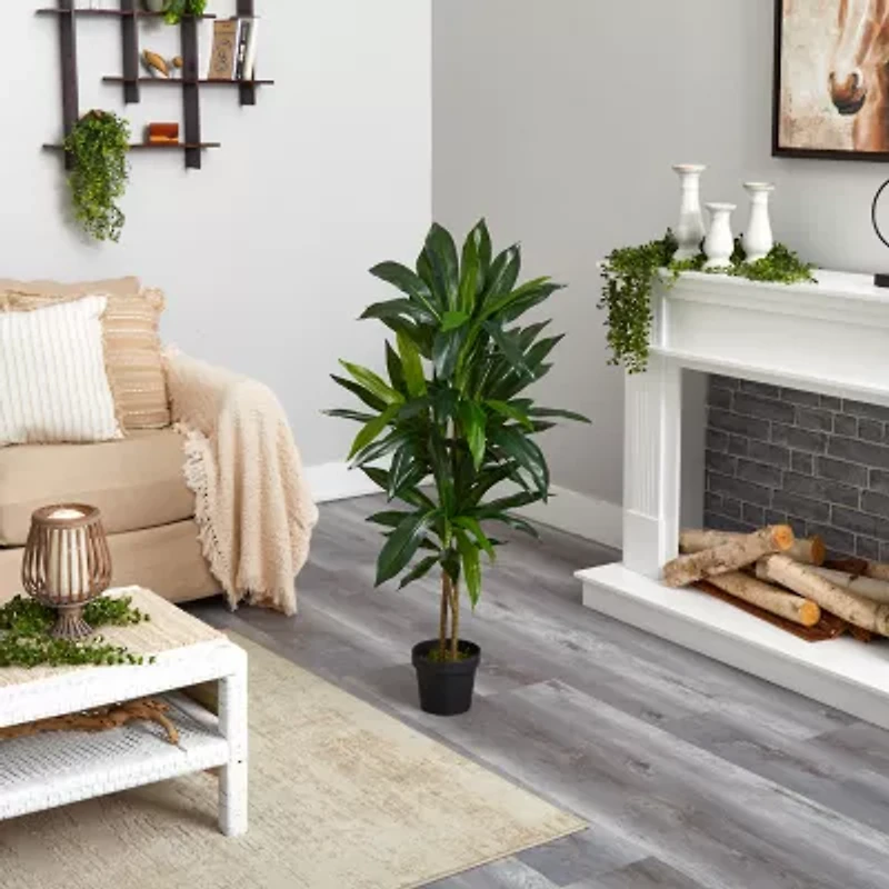 Nearly Natural 48in. Green Dracaena Artificial Tree
