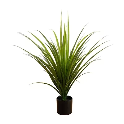 Nearly Natural 27in Green Grass Artificial Plant