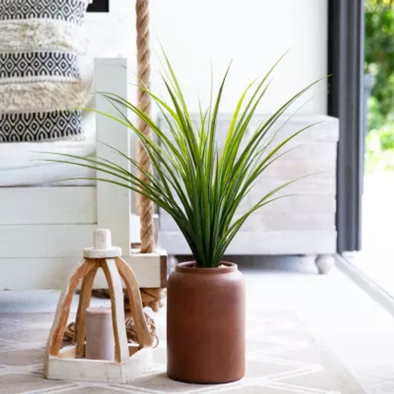 Nearly Natural 27in Green Grass Artificial Plant