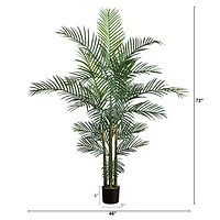 Nearly Natural 6ft. Green Areca Artificial Tree