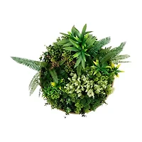 Nearly Natural 20in. X 20in. Green Queensland Rainforest Wall Panel Artificial Plant