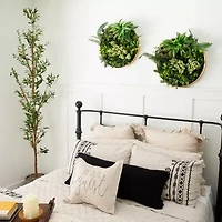 Nearly Natural 20in. X 20in. Green Queensland Rainforest Wall Panel Artificial Plant