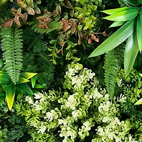 Nearly Natural 20in. X 20in. Green Queensland Rainforest Wall Panel Artificial Plant
