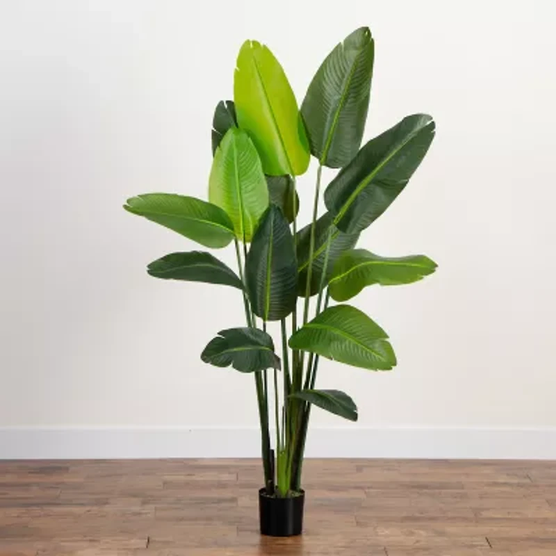 Nearly Natural 6ft. Green Travelers Palm Artificial Tree