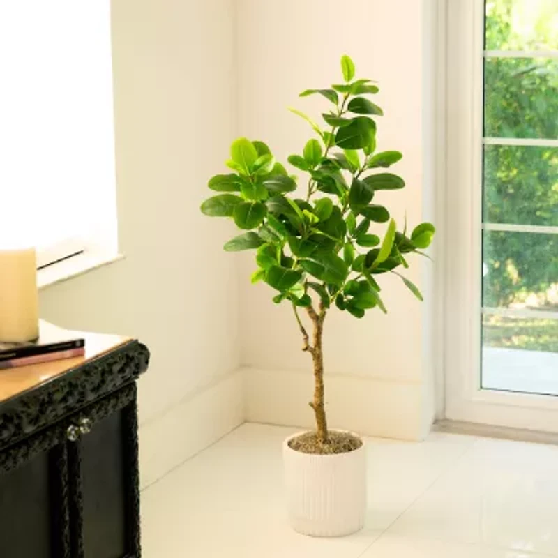Nearly Natural 4ft. Green Audrey Ficus Artificial Tree