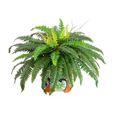 Nearly Natural 19in Green Boston Fern Artificial Plant