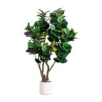 Nearly Natural 6ft. Green Grand Fiddle Leaf Artificial Tree