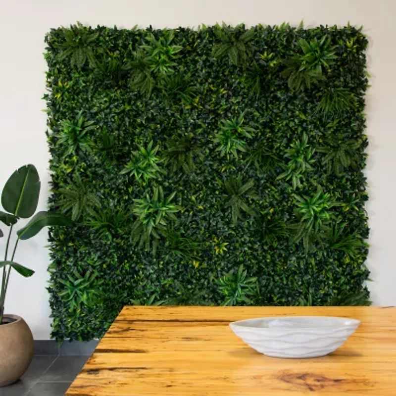 Nearly Natural 40in. X 40in. Green Andean Cloud Forest Wall Panel Artificial Plant
