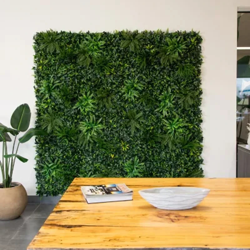 Nearly Natural 40in. X 40in. Green Andean Cloud Forest Wall Panel Artificial Plant