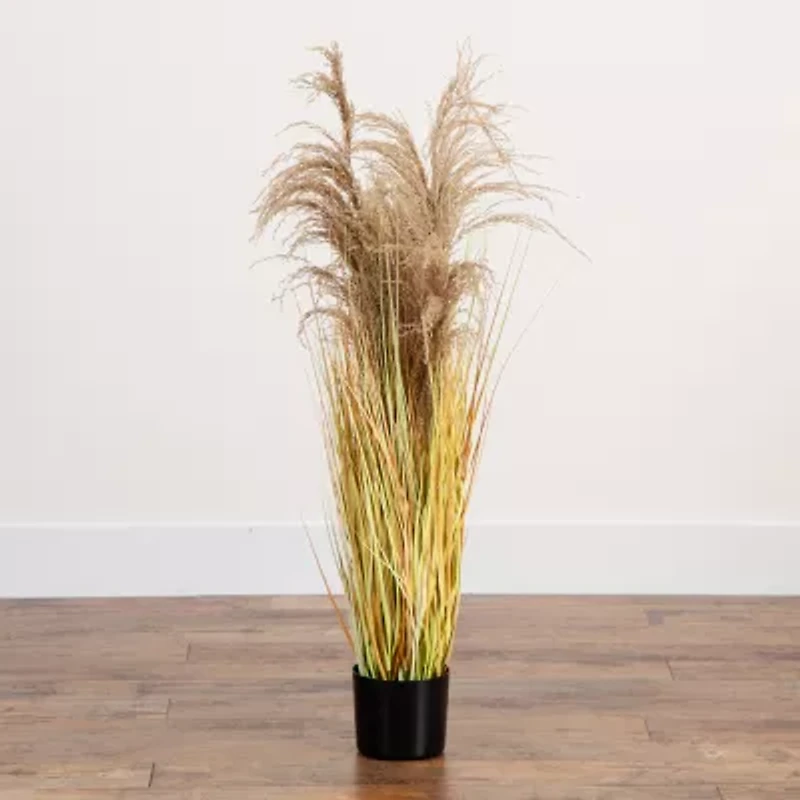 Nearly Natural 4ft. Green Pampas Grass Artificial Plant