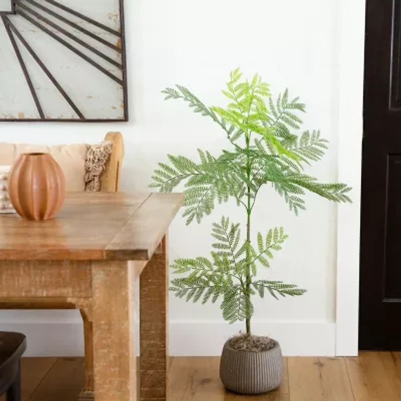 Nearly Natural 3.5ft. Green Minimalist Jacaranda Artificial Plant