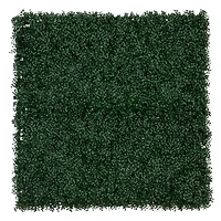 Nearly Natural 40in. X 40in. Green Lighted Boxwood Wall Panel Artificial Plant