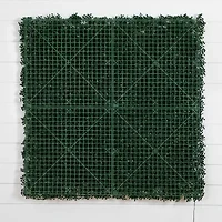 Nearly Natural 40in. X 40in. Green Lighted Boxwood Wall Panel Artificial Plant