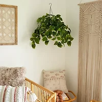 Nearly Natural 24in. Green Lighted Pothos Artificial Plant