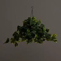 Nearly Natural 24in. Green Lighted Pothos Artificial Plant