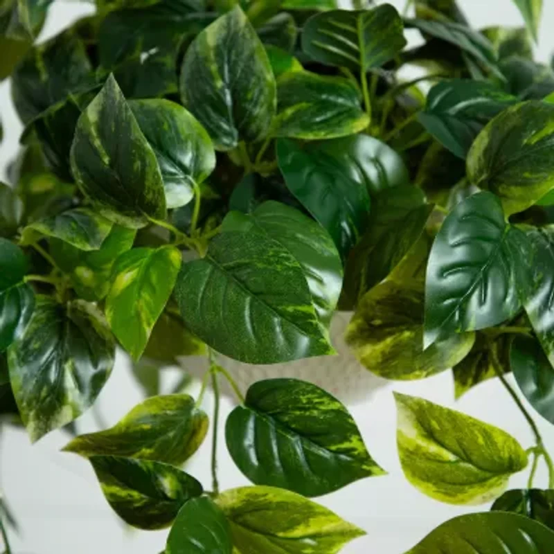 Nearly Natural 24in. Green Lighted Pothos Artificial Plant