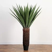 Nearly Natural 6ft. Green Agave Artificial Tree