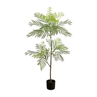Nearly Natural 5ft. Green Minimalist Jacaranda Artificial Plant