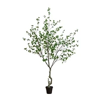 Nearly Natural 10ft. Green Minimalist Citrus Artificial Tree