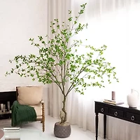 Nearly Natural 10ft. Green Minimalist Citrus Artificial Tree